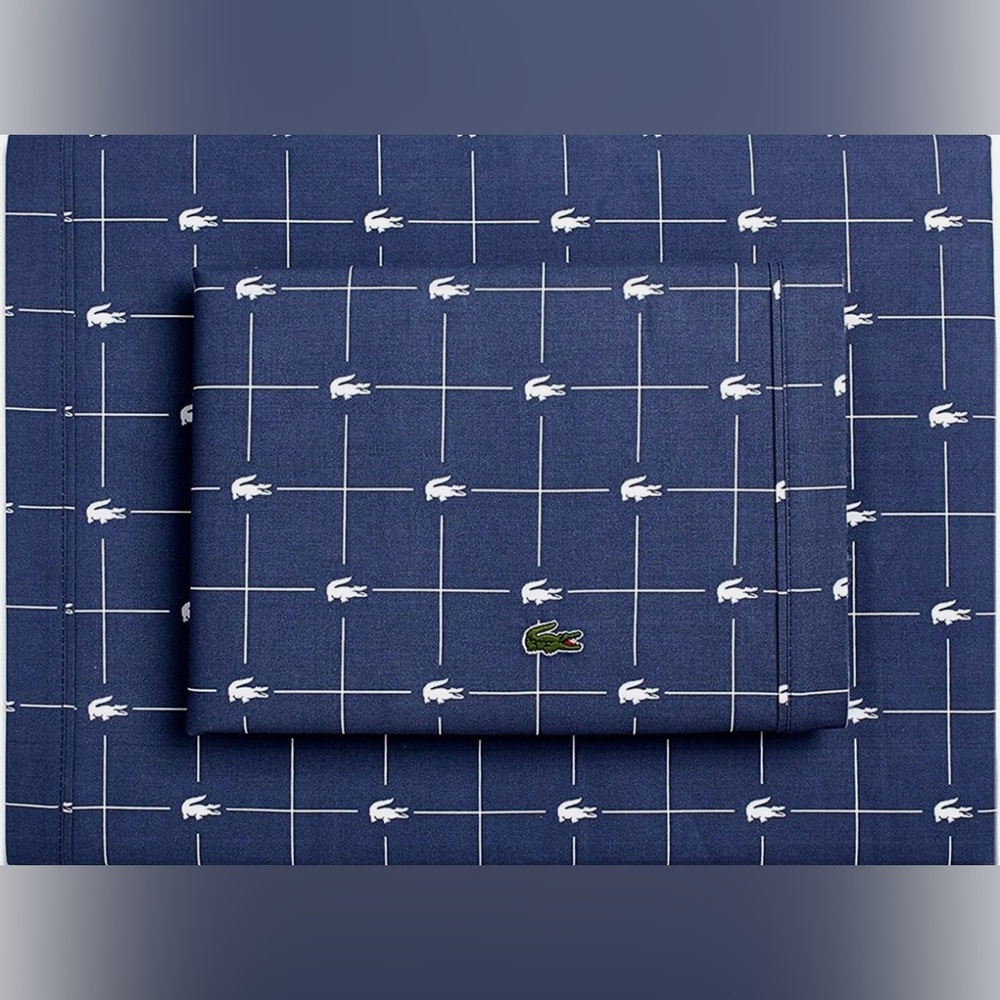 Lacoste Percale Cotton Solid Sheet
Set Queen